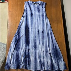 Living Doll sleeveless tie dye T-shirt dress